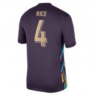 England Declan Rice #4 Replica Away Shirt Euro 2024 Short Sleeve
